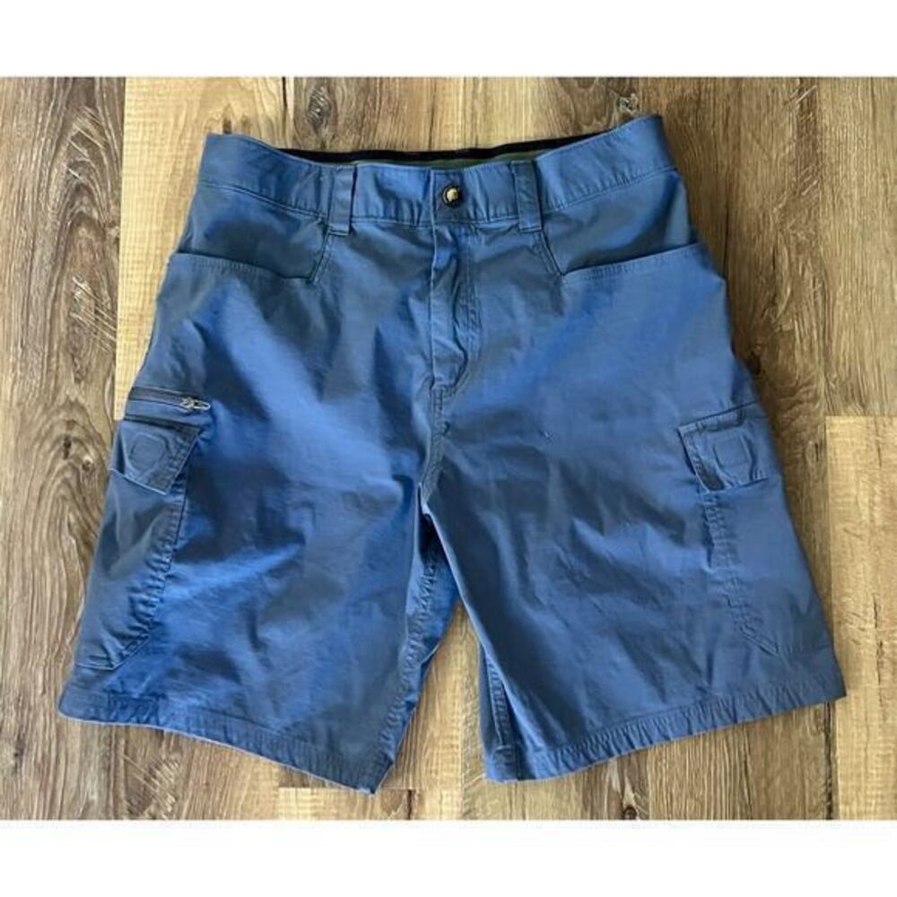 Orvis Mens Tech Cargo Shorts‎ Nylon Spandex Blend Hiking Outdoor Gray Size 32 - Picture 2 of 14